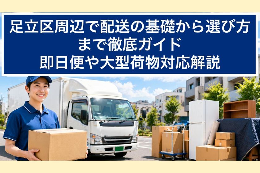 足立区周辺で配送の基礎から選び方まで徹底ガイド|即日便や大型荷物対応解説