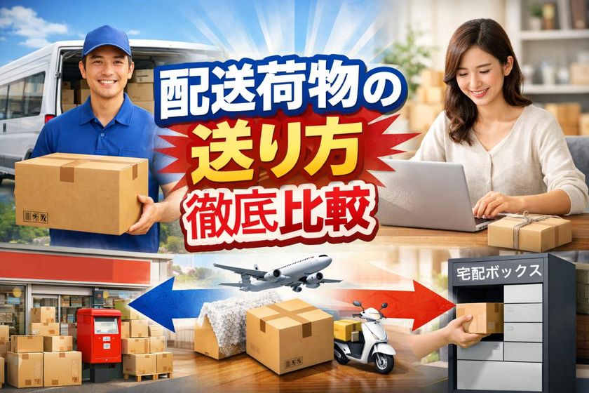 配送荷物の送り方徹底比較