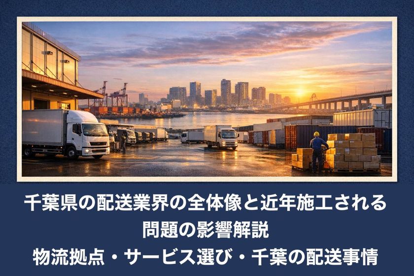 千葉県の配送業界の全体像と近年施工される問題の影響解説｜物流拠点・サービス選び・千葉の配送事情