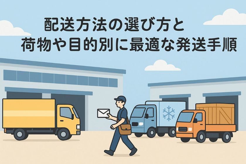 配送方法の選び方と荷物や目的別に最適な発送手順